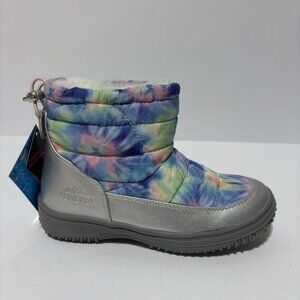 Tundra Kids’ Bethel Rainbow Winter Boots, Girls’ Size 1 M